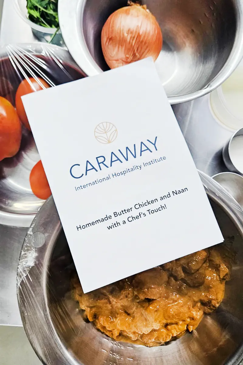 Cooking experience for school students